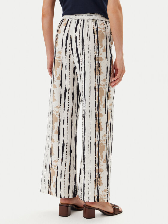 JDY JDY Bavlnené nohavice Troya 15339132 Biela Wide Leg
