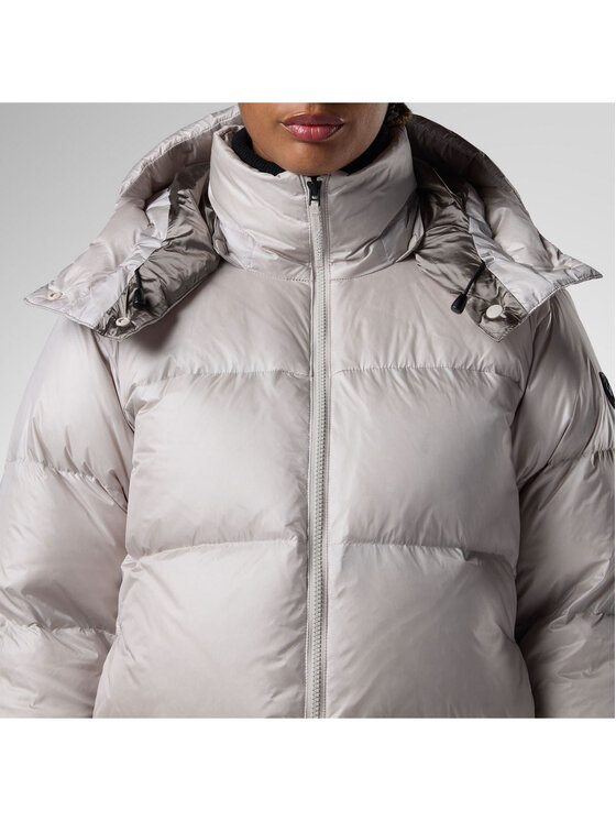 Rossignol Rossignol Kurtka zimowa W Abel Down Hoodie Jacket Srebrny Regular Fit