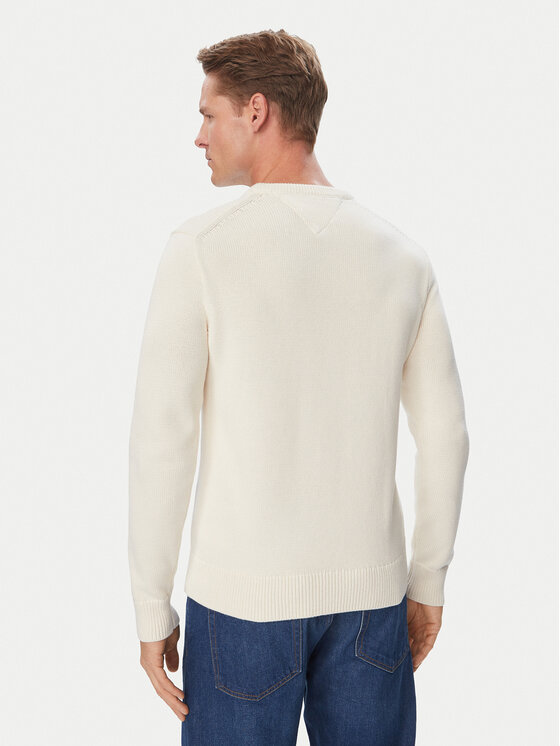Tommy Hilfiger Tommy Hilfiger Пуловер MW0MW44816 Кремав Regular Fit