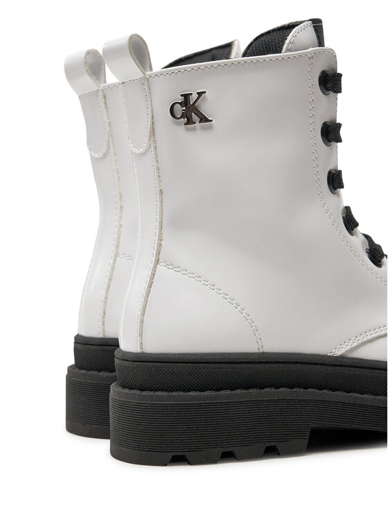 Calvin Klein Jeans Calvin Klein Jeans Schnürstiefeletten Lace-Up Bootie V4A5-81031-1453 M Weiß