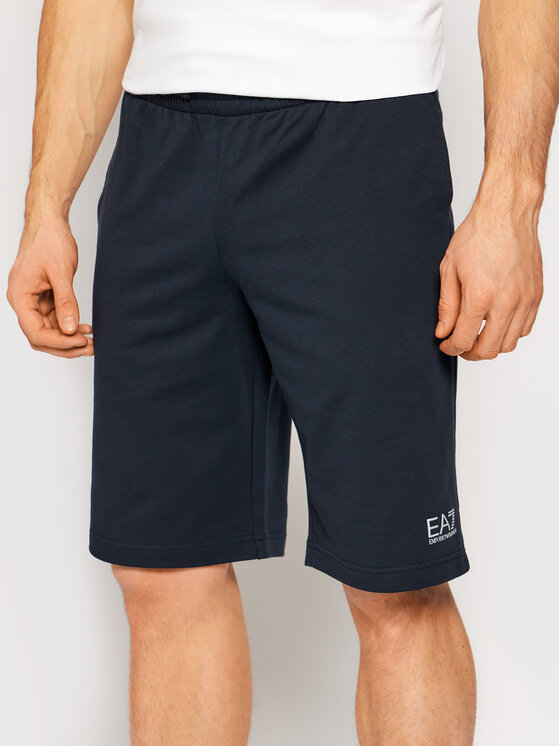 EA7 Emporio Armani EA7 Emporio Armani Pantaloncini sportivi 8NPS02 PJ05Z 0578 Blu scuro Regular Fit