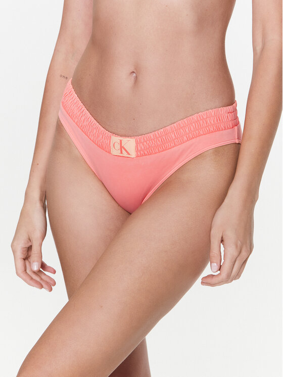 Calvin Klein Swimwear Bikini apakšdaļa KW0KW01990 Oranžs