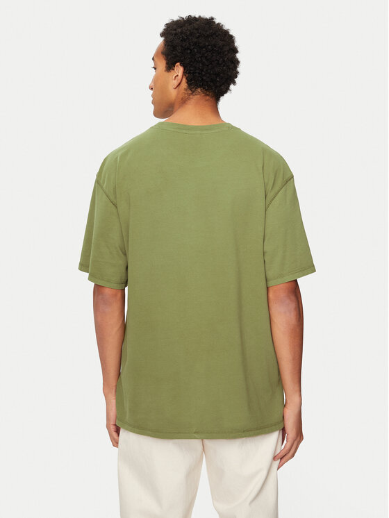 Karl Kani Karl Kani T-krekls Retro Sprayed 60300095 Zaļš Regular Fit