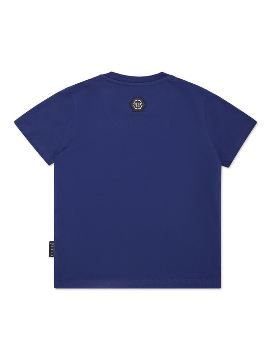 PHILIPP PLEIN PHILIPP PLEIN T-Shirt 28193 Błękitny Regular Fit