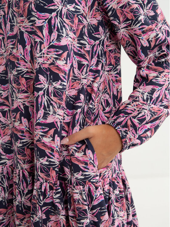 BIG STAR BIG STAR Sukienka codzienna POLUNA_000_340 Fioletowy Oversize