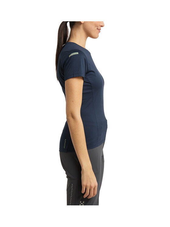 Haglöfs Haglöfs T-Shirt L.I.M Tech Tee Women Granatowy Active Fit