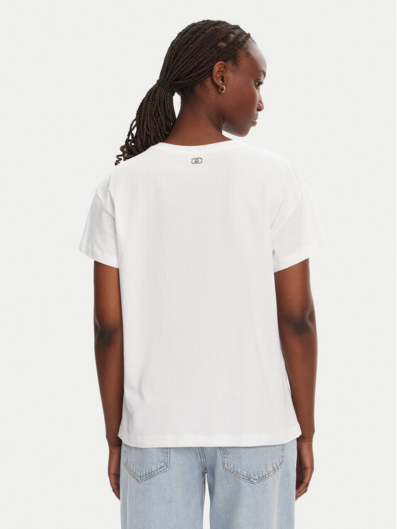 Liu Jo Liu Jo Tricou WA5148 J4893 Alb Regular Fit