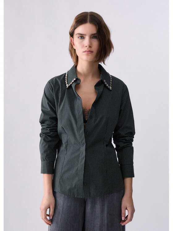 Liu Jo Liu Jo Camicia CF6277T796AL9630 Verde Regular Fit