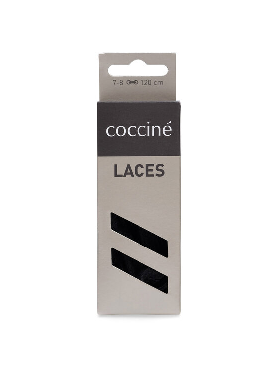 Coccine Coccine Cipőfűző SZNUROWADŁA 120 cm P7 BAWEŁNIANE v.AZ Fekete