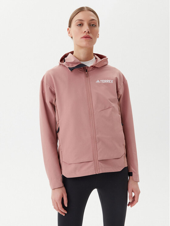 adidas adidas Softshell kabát Terrex Multi JC6861 Rózsaszín Regular Fit