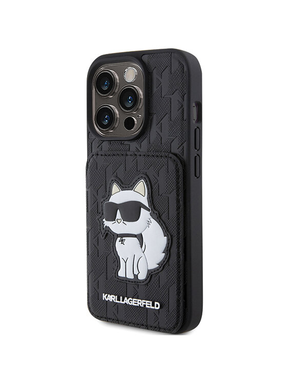 KARL LAGERFELD KARL LAGERFELD Etui na telefon iPhone 15 Pro Czarny