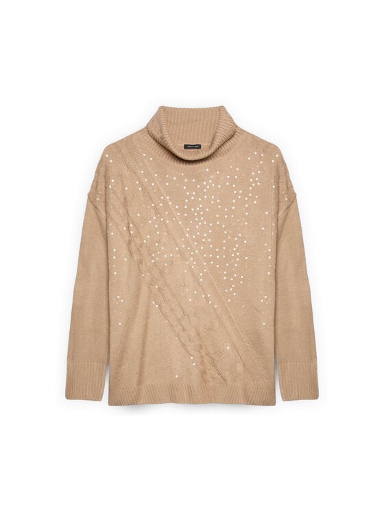 Fiorella Rubino Fiorella Rubino Maglione M035L008297N012 Crema Regular Fit