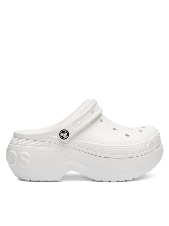 Női Papucs Crocs, Méret: 39_40, Fehér, BELLA CLOG 210062-100
