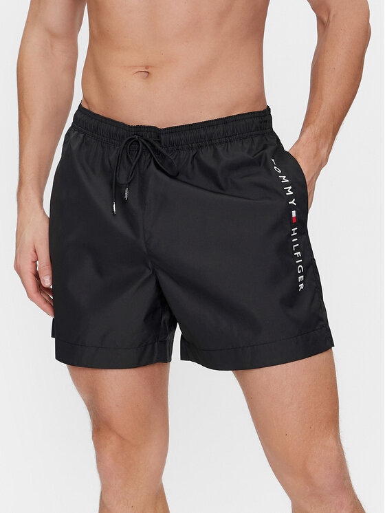 Tommy Hilfiger Tommy Hilfiger Úszónadrág UM0UM03258 Fekete Regular Fit