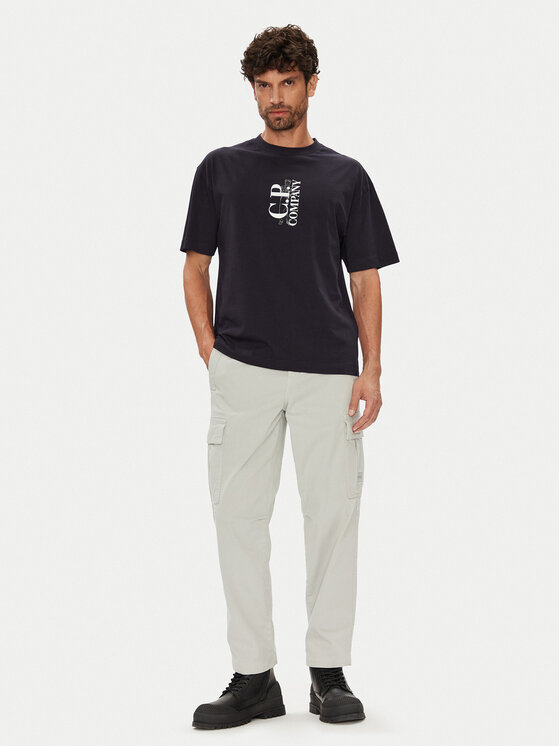 C.P. Company C.P. Company Póló 19CMTS092A005100W Sötétkék Regular Fit