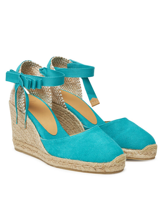 Castañer Castañer Espadrilles Carina/8/002 021642 Türkisfarben