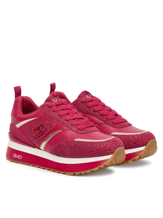 Liu Jo Liu Jo Sneakersy Maxi Wonder 97 BA6007 PX808 Ružová