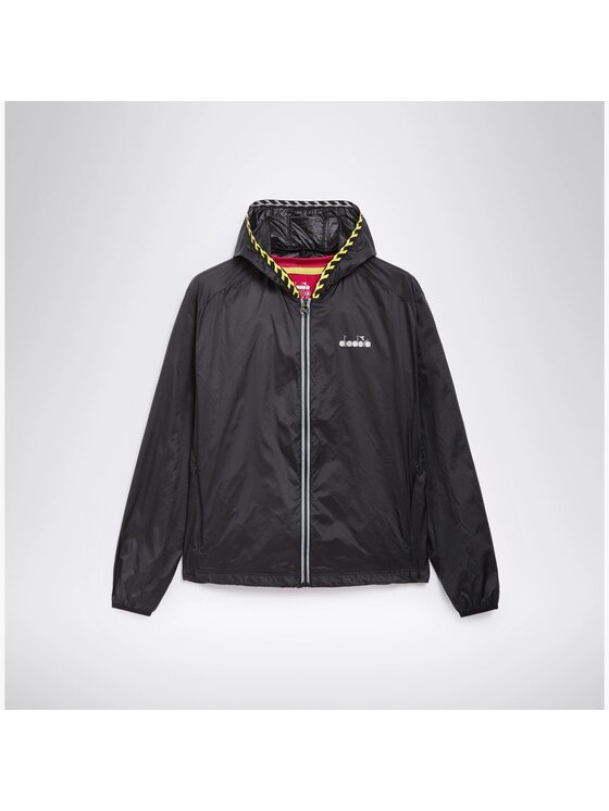 Diadora Diadora Kurtka przejściowa DIADORA L. MULTILAYER JACKET BE ONE Czarny Regular Fit