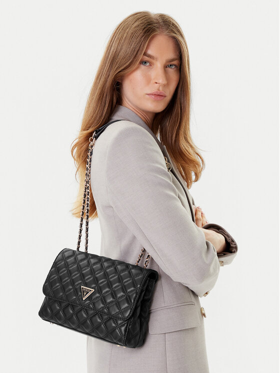 Guess Guess Geantă Giully II HWQG96 73200 Negru