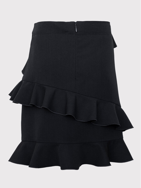 SLY SLY Spódnica 3S-302A Czarny Comfortable Fit