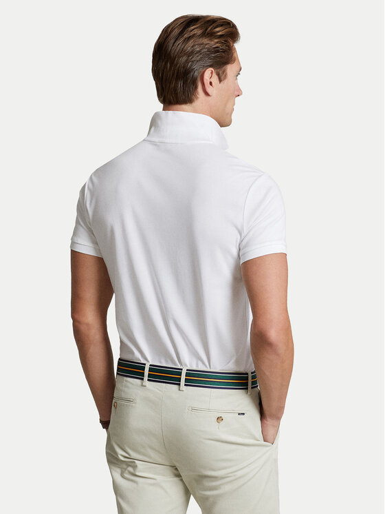 Polo Ralph Lauren Polo Ralph Lauren Поло 710713130003 Білий Custom Slim Fit