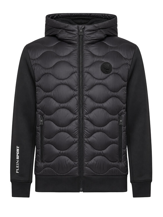 Plein Sport Plein Sport Vatovaná bunda 24015 Černá Regular Fit