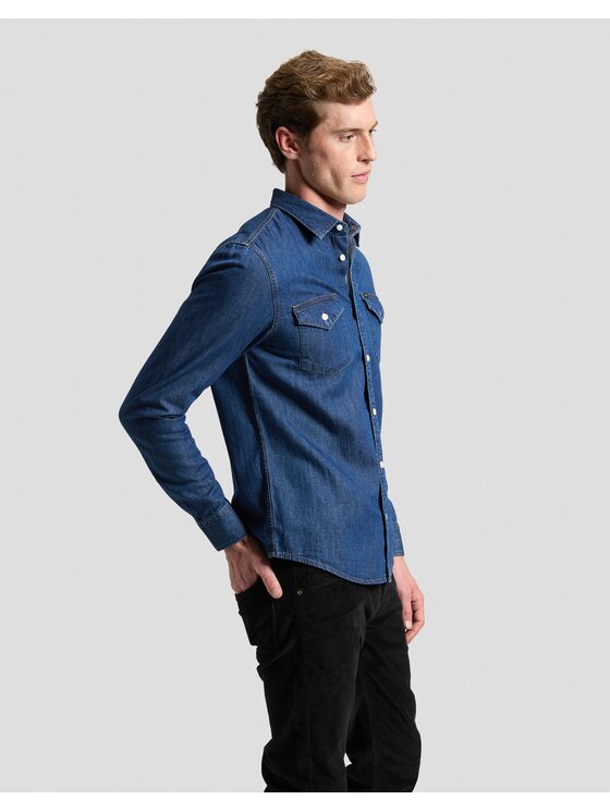 Lee Lee Koszula REGULAR SHIRT Niebieski Regular Fit