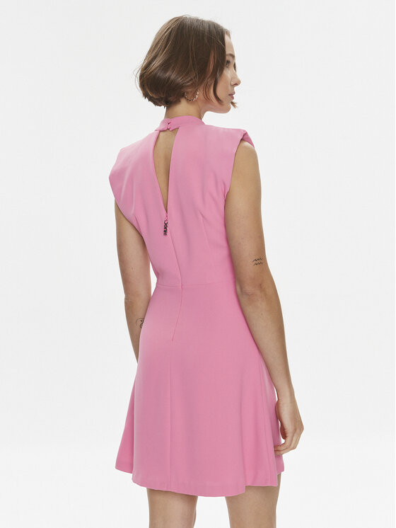 HUGO Hugo Cocktail obleka Kesana-1 50504460 Roza Regular Fit