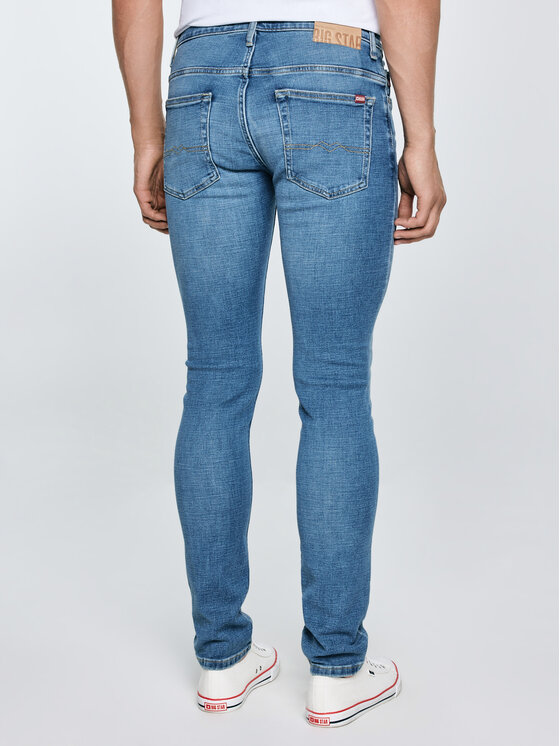 BIG STAR BIG STAR Jeansy JEFFRAY Niebieski Skinny Fit