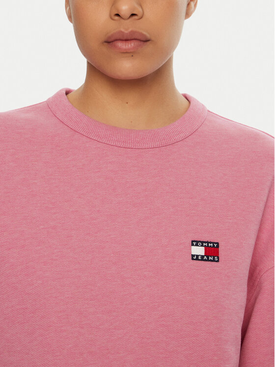 Tommy Jeans Tommy Jeans Majica dugih rukava DW0DW19408 Ružičasta Boxy Fit