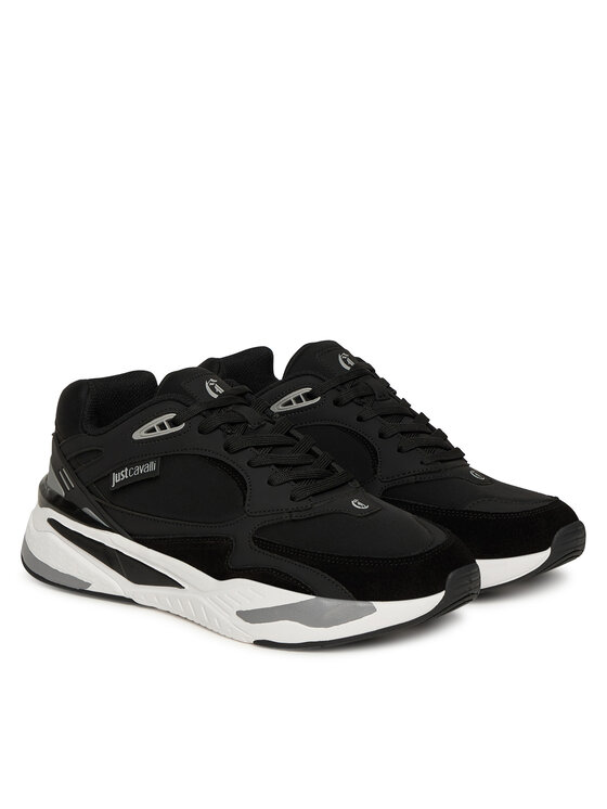 Just Cavalli Just Cavalli Sneakers 79QA3SD2 ZSD38 Schwarz