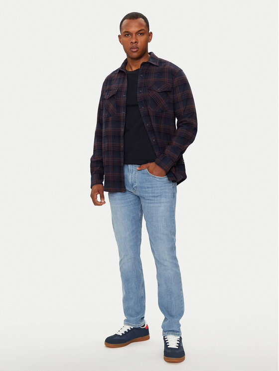 Lee Lee Jeans hlače Rider 112354462 Modra Slim Fit