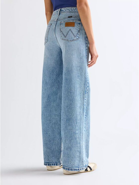 Wrangler Wrangler Jeansy Loose Straight Niebieski Loose Fit