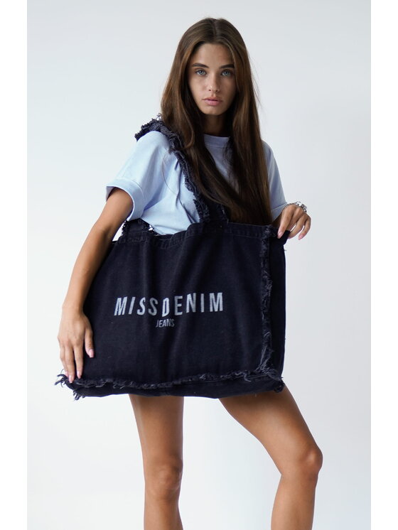 MissDenim MissDenim Torba Black Ripped Bag Czarny