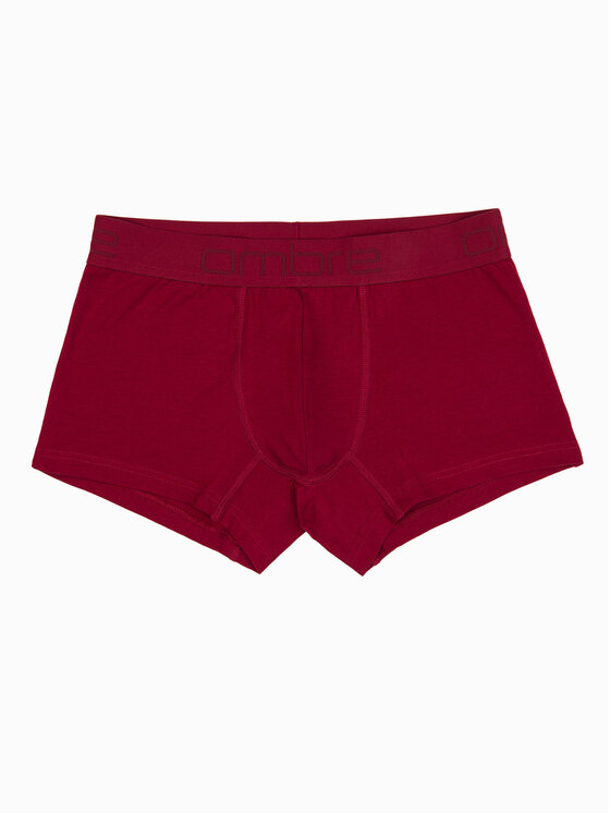 Ombre Ombre Sada 3 kusů boxerek OM-UNBO-0105 Červená