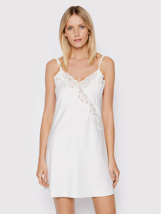 LAUREN RALPH LAUREN Lauren Ralph Lauren Hálóing ILN31684 Fehér Regular Fit