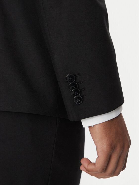 HUGO HUGO Odijelo Henry/Getlin232X 50530116 Crna Slim Fit