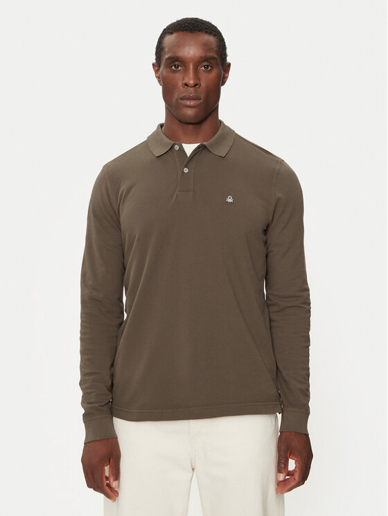 Polo uomo manica lunga benetton deals