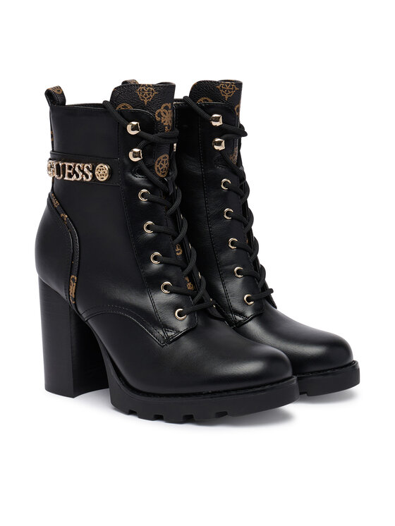 Guess Guess Botki FLFNEE ELE10 Czarny