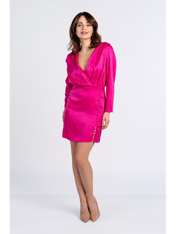 Salme Salme Elegantní šaty Drea Růžová Regular Fit
