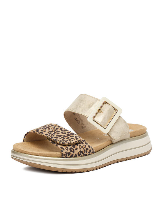 Remonte Remonte Pantoletten CEO-D1J61-91 Goldfarben