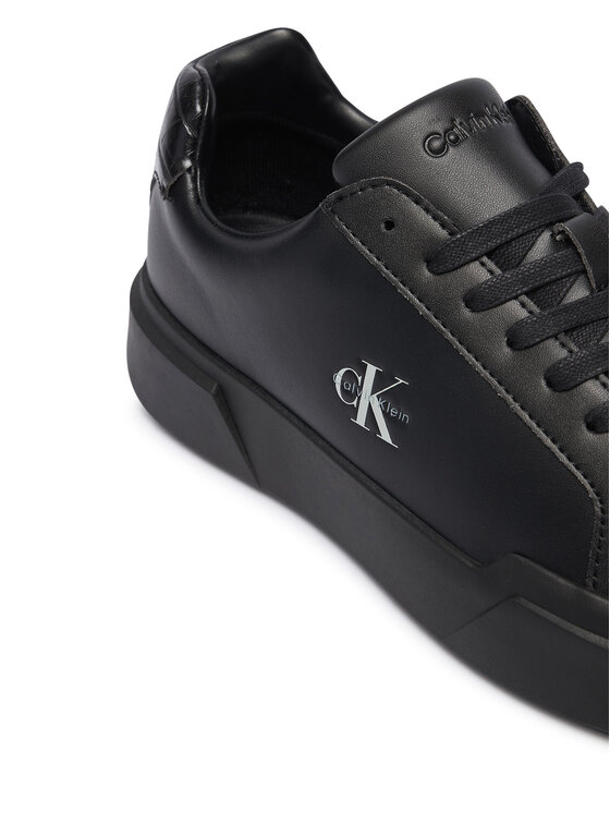 Calvin Klein Calvin Klein Sneakers Chunky Cups Laceup Lth Bt Croc HW0HW03223 Negru