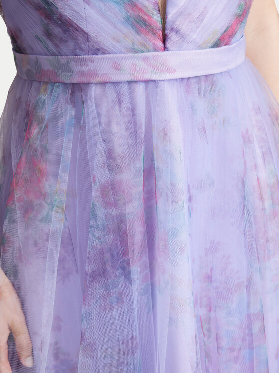 Hey Kyla Hey Kyla Vakarinė suknelė 5AG045HK Violetinė Slim Fit
