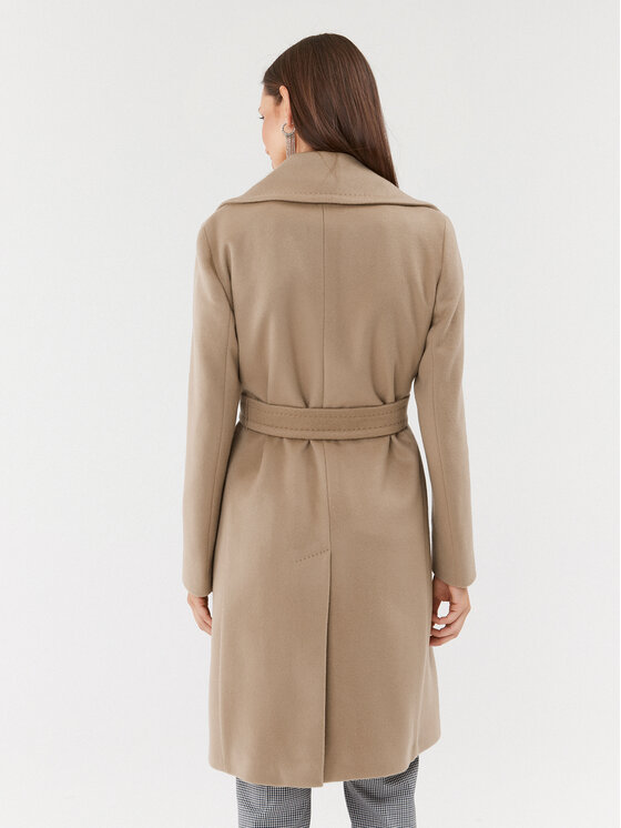 Marella Marella Gyapjú kabát Marna 2330161838200 Barna Regular Fit