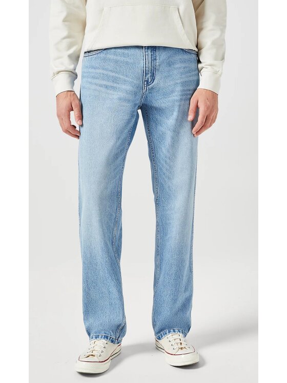 Wrangler Wrangler Jeansy Frontier Niebieski Relaxed Fit