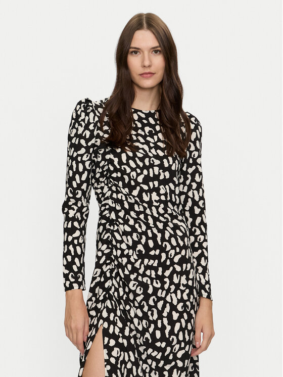 Brave Soul Brave Soul Sukienka codzienna LDRW-272LAUREL Czarny Regular Fit