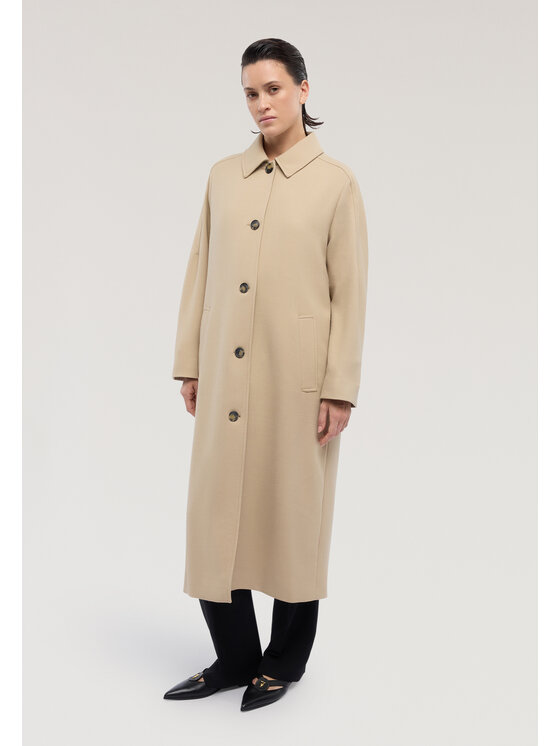 Trussardi Trussardi Płaszcz zimowy 0325A000428N012 Beżowy Regular Fit