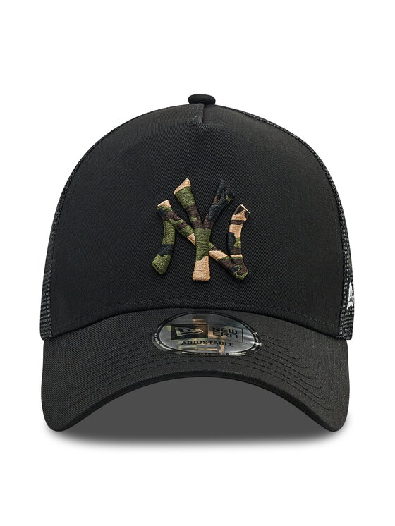 New Era New Era Καπέλο Jockey New York Yankees Camo Infill A-Frame 60222260 Μαύρο