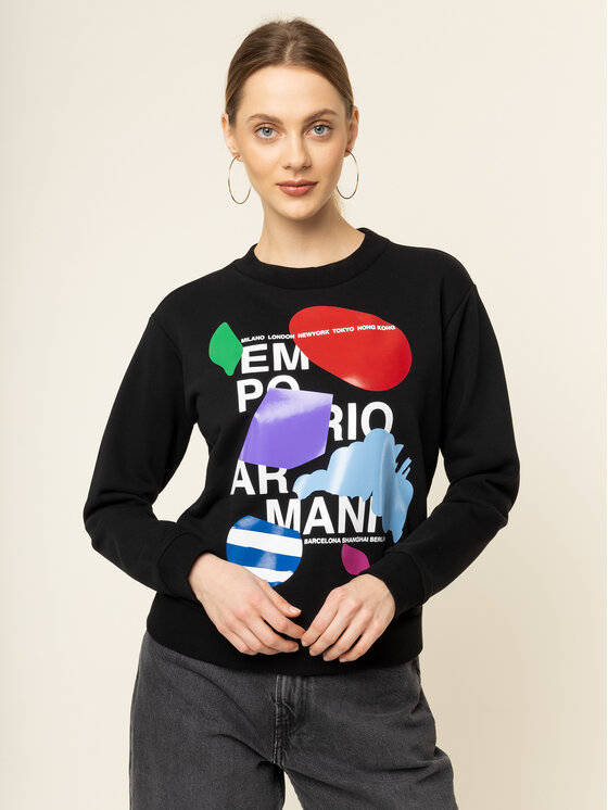 Felpa 3H2M8X 2J62Z 0999 Nero Regular Fit
