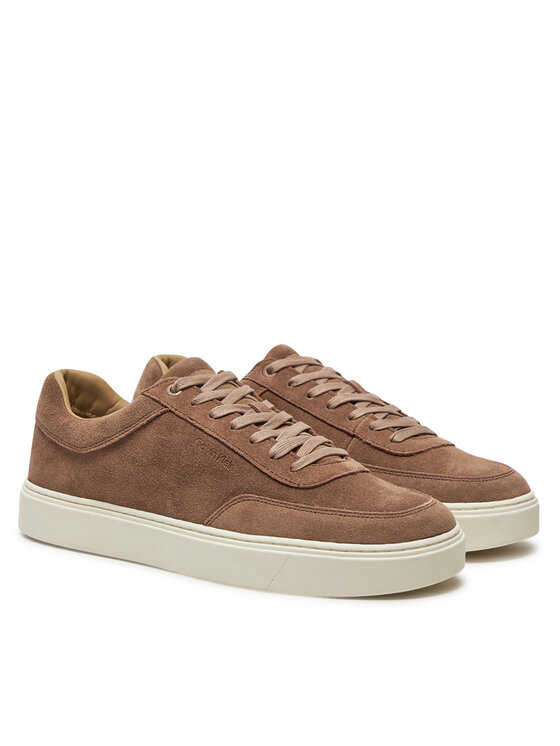 Calvin Klein Calvin Klein Tenisice Lace Up Suede HM0HM01792 Smeđa